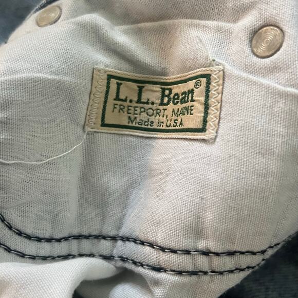 Vintage L.L. Bean Mom Jeans Women’s 30x31 High Waist Light Wash Denim Maine 90s - Picture 4 of 5